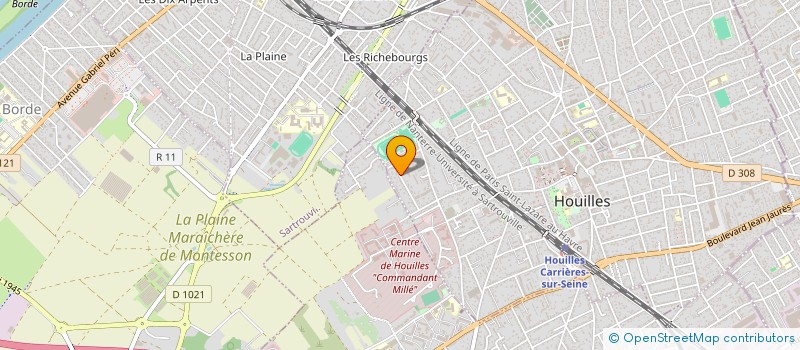 localisation de l'entreprise MONSIEUR NICOLAS SOARES à HOUILLES