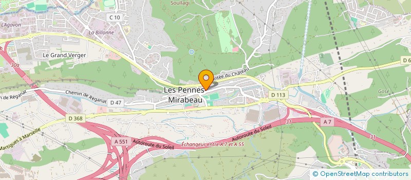localisation de l'entreprise MONSIEUR NICOLAS SOPENA à LES PENNES-MIRABEAU