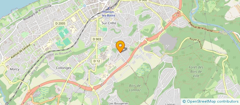 localisation de l'entreprise MONSIEUR NICOLAS SOPIZET à THONON-LES-BAINS