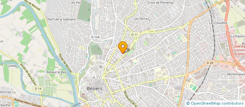 localisation de l'entreprise MONSIEUR NICOLAS SORE à BEZIERS