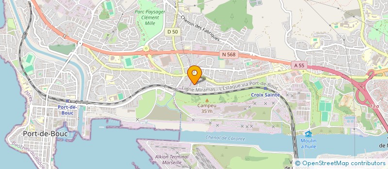 localisation de l'entreprise MONSIEUR NICOLAS SORIA  MARTIGUES