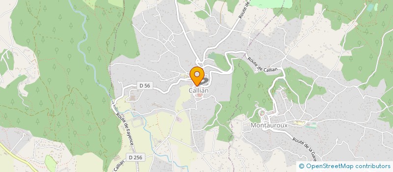 localisation de l'entreprise MONSIEUR NICOLAS SORNIN à CALLIAN