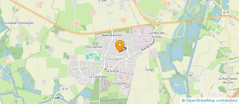 localisation de l'entreprise MONSIEUR NICOLAS SORNIQUE  CHAVAGNE