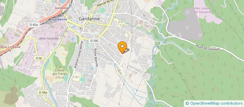 localisation de l'entreprise MONSIEUR NICOLAS SORROCHE à GARDANNE