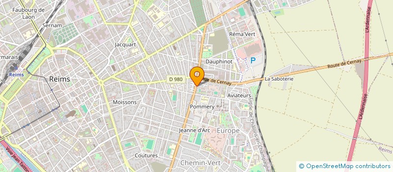 localisation de l'entreprise MONSIEUR NICOLAS SOTIN  REIMS