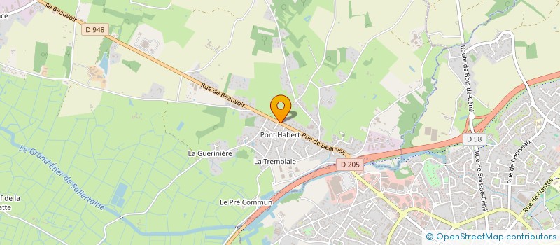 localisation de l'entreprise MONSIEUR NICOLAS SOUCHAUD à SALLERTAINE