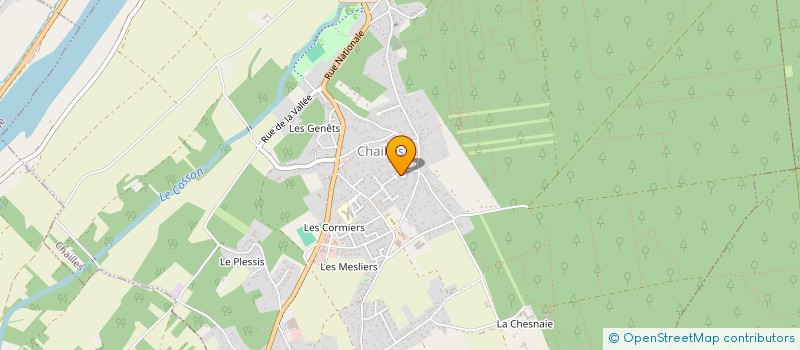 localisation de l'entreprise MONSIEUR NICOLAS SOUCHU  CHAILLES