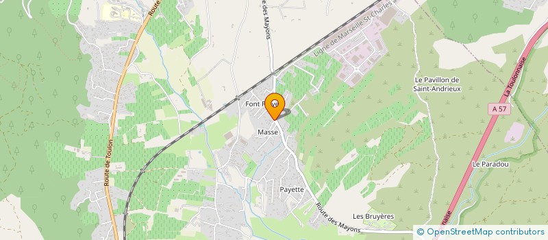 localisation de l'entreprise MONSIEUR NICOLAS SOUDRE  LE LUC