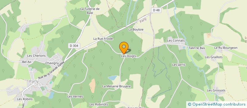 localisation de l'entreprise MONSIEUR NICOLAS SOULALIOU  PARLY