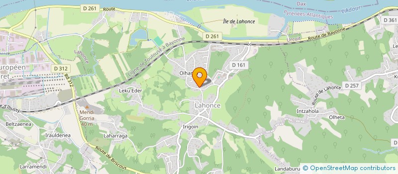 localisation de l'entreprise MONSIEUR NICOLAS SOULIE  LAHONCE