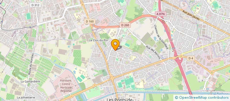 localisation de l'entreprise MONSIEUR NICOLAS SOUVERAIN à LES PONTS-DE-CE