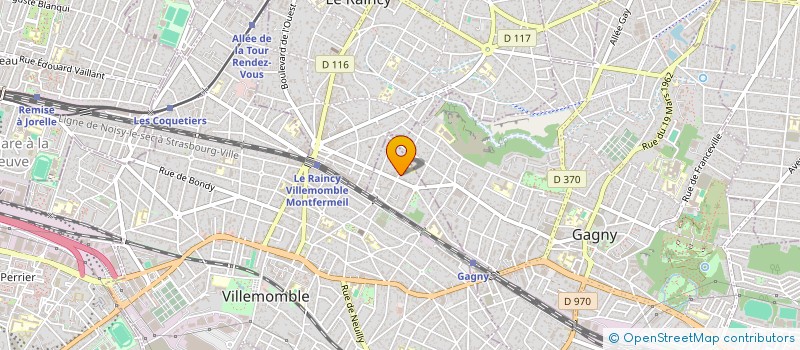 localisation de l'entreprise MONSIEUR NICOLAS SOYEZ  VILLEMOMBLE