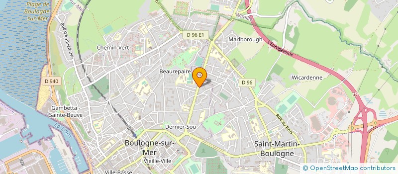 localisation de l'entreprise MONSIEUR NICOLAS SPALART à BOULOGNE-SUR-MER