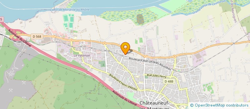 localisation de l'entreprise MONSIEUR NICOLAS SPARTA  CHATEAUNEUF-LES-MARTIGUES