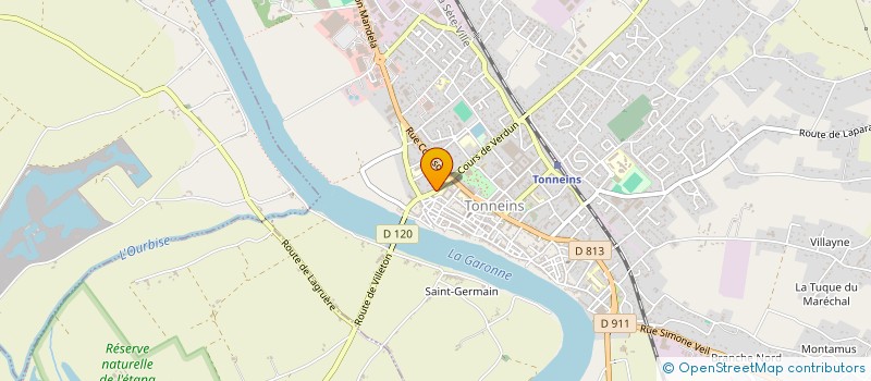 localisation de l'entreprise MONSIEUR NICOLAS SPASIC  TONNEINS