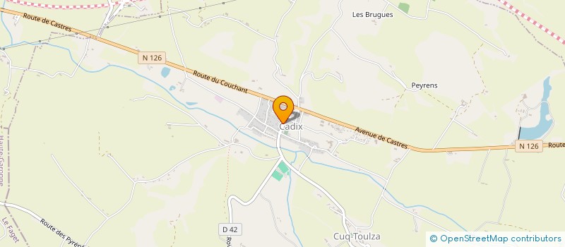 localisation de l'entreprise MONSIEUR NICOLAS SPETANY  CUQ-TOULZA