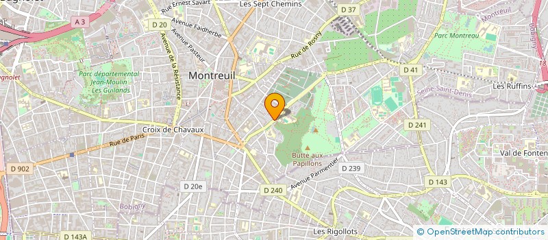 localisation de l'entreprise MONSIEUR NICOLAS SPLINDER à MONTREUIL