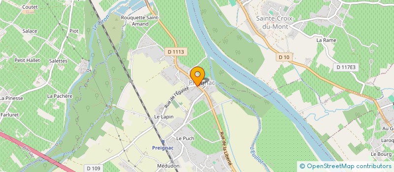 localisation de l'entreprise MONSIEUR NICOLAS STEINER  PREIGNAC