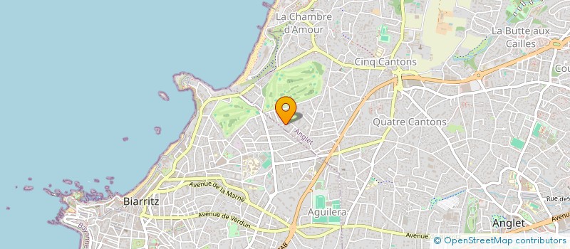 localisation de l'entreprise MONSIEUR NICOLAS STEL à ANGLET