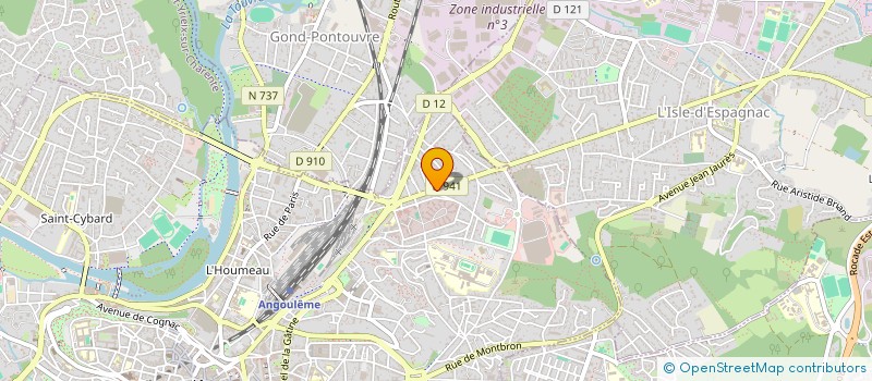 localisation de l'entreprise MONSIEUR NICOLAS STEPHANE BASTERE à ANGOULEME