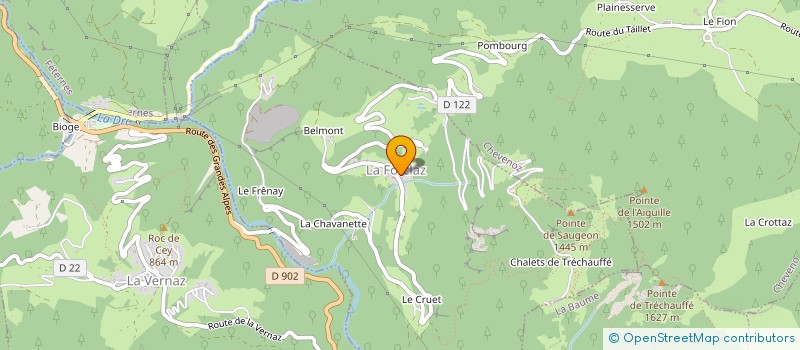 localisation de l'entreprise MONSIEUR NICOLAS STESCHENKO  LA FORCLAZ