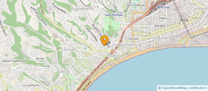 localisation de l'entreprise MONSIEUR NICOLAS STEVE à NICE