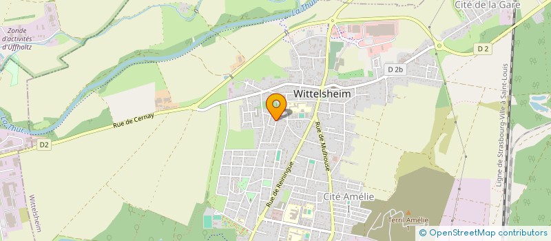 localisation de l'entreprise MONSIEUR NICOLAS STILL  WITTELSHEIM