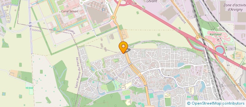 localisation de l'entreprise MONSIEUR NICOLAS STRAGIER  SAVIGNY-LE-TEMPLE