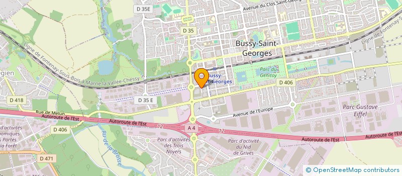 localisation de l'entreprise MONSIEUR NICOLAS STRIK  BUSSY-SAINT-GEORGES