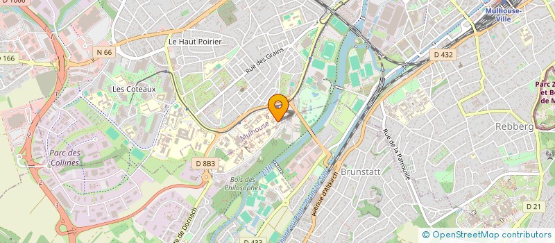 localisation de l'entreprise MONSIEUR NICOLAS STUTZ  MULHOUSE