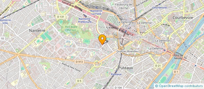 localisation de l'entreprise MONSIEUR NICOLAS STUTZMANN à NANTERRE