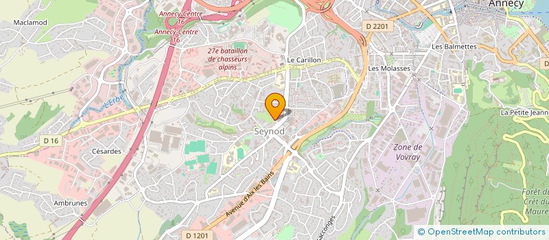 localisation de l'entreprise MONSIEUR NICOLAS SUATON à ANNECY