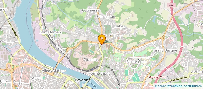 localisation de l'entreprise MONSIEUR NICOLAS SUFFIT à BAYONNE
