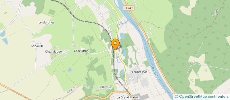 localisation de l'entreprise MONSIEUR NICOLAS SUIRE  CIVAUX