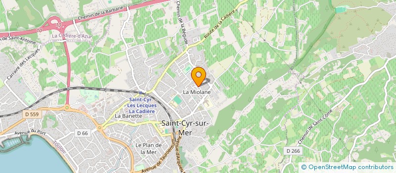 localisation de l'entreprise MONSIEUR NICOLAS SUSINI à SAINT-CYR-SUR-MER