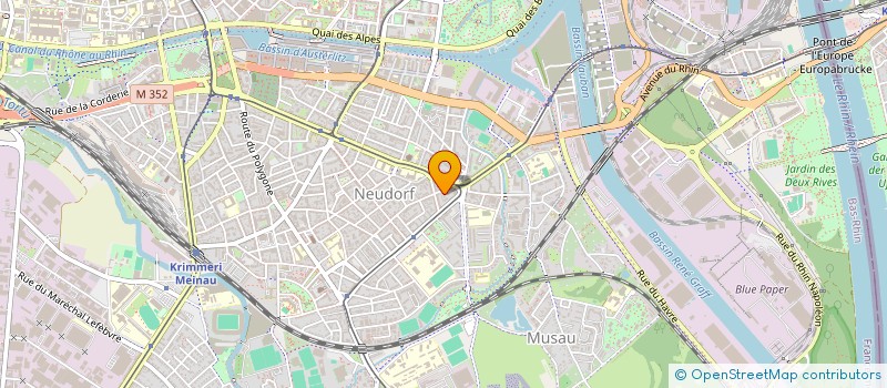 localisation de l'entreprise MONSIEUR NICOLAS SUTTER à STRASBOURG