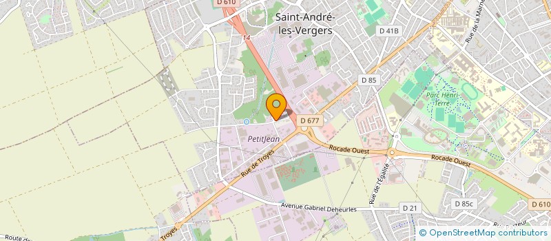 localisation de l'entreprise MONSIEUR NICOLAS SWIGON  SAINT ANDRE LES VERGERS