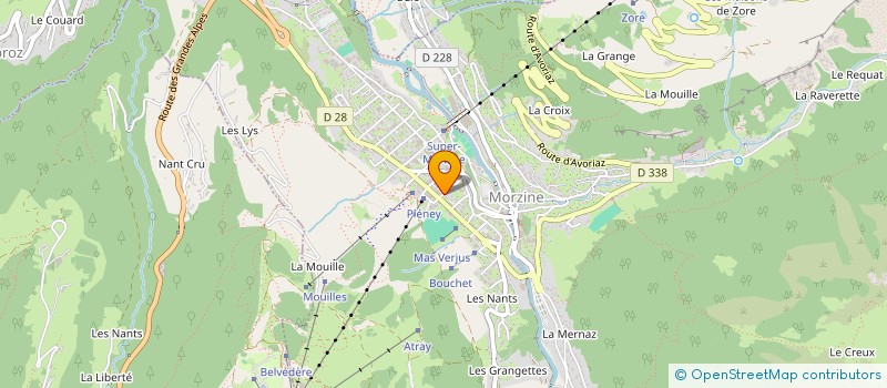 localisation de l'entreprise MONSIEUR NICOLAS TABERLET à MORZINE