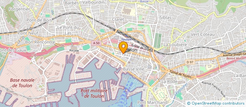 localisation de l'entreprise MONSIEUR NICOLAS TABERT  TOULON