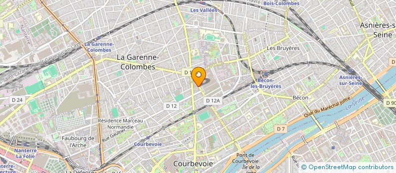 localisation de l'entreprise MONSIEUR NICOLAS TAGUET à COURBEVOIE