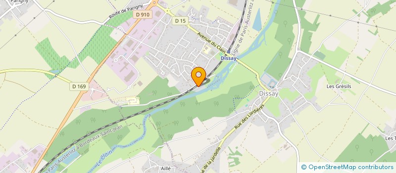 localisation de l'entreprise MONSIEUR NICOLAS TALBOT  JAUNAY-MARIGNY