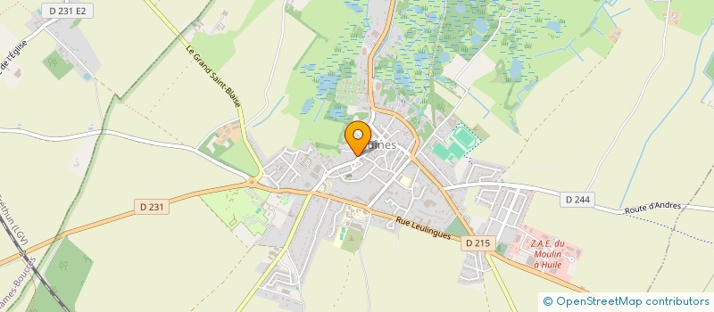 localisation de l'entreprise MONSIEUR NICOLAS TALEFAISSE  GUINES