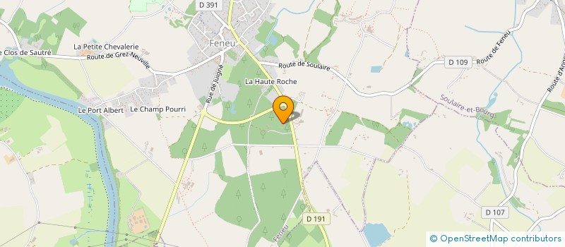 localisation de l'entreprise MONSIEUR NICOLAS TALLANDIER  FENEU