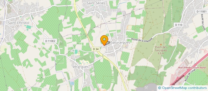 localisation de l'entreprise MONSIEUR NICOLAS TALON  SATURARGUES