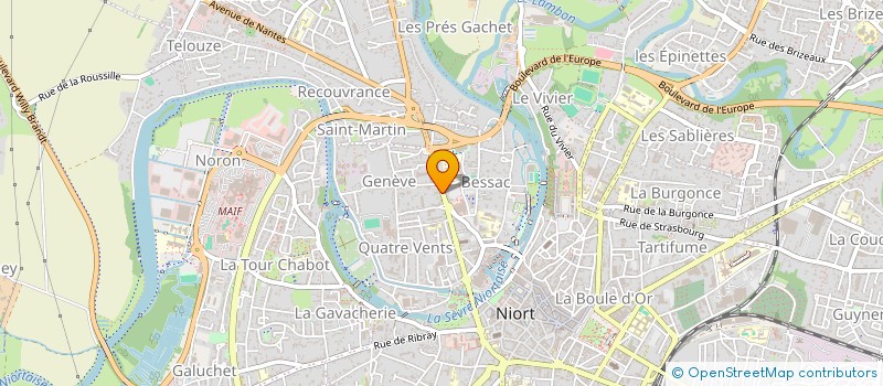 localisation de l'entreprise MONSIEUR NICOLAS TANASKOVITCH  NIORT