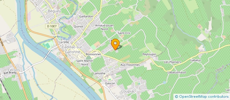 localisation de l'entreprise MONSIEUR NICOLAS TANTOT  CADILLAC-SUR-GARONNE