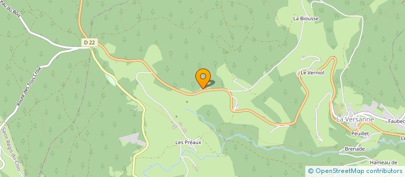 localisation de l'entreprise MONSIEUR NICOLAS TARDY  LA VERSANNE