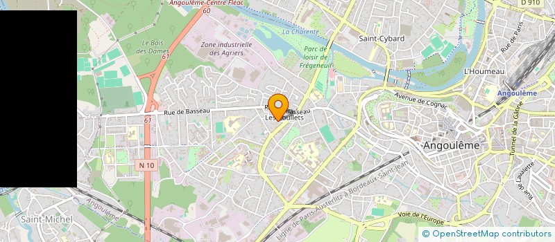 localisation de l'entreprise MONSIEUR NICOLAS TAREAU à ANGOULEME