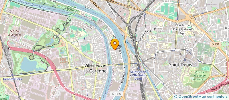 localisation de l'entreprise MONSIEUR NICOLAS TARRIN  L'ILE-SAINT-DENIS