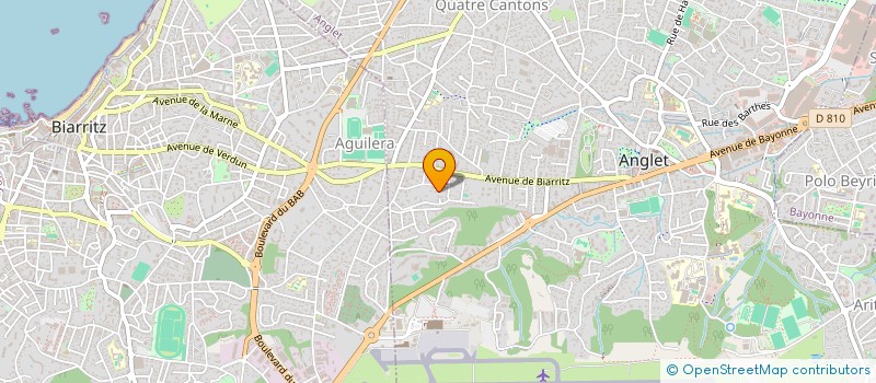 localisation de l'entreprise MONSIEUR NICOLAS TASTET  ANGLET